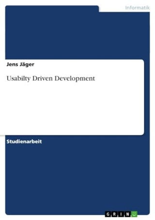 Usabilty Driven Development